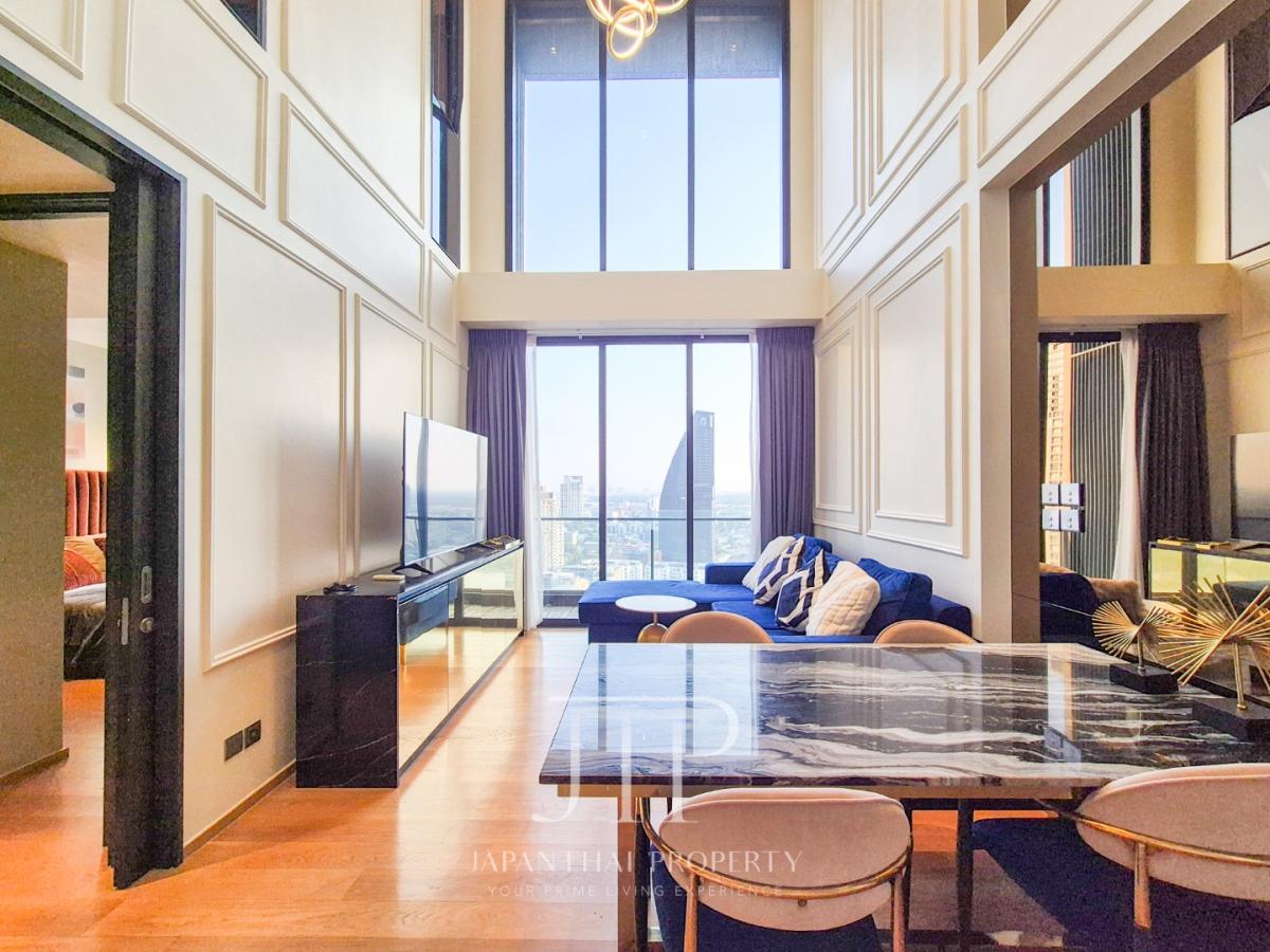 *BEATNIQ SUKHUMVIT 32* 103sq.m duplex 2bed opposite main road open view unit for rent in thonglor 