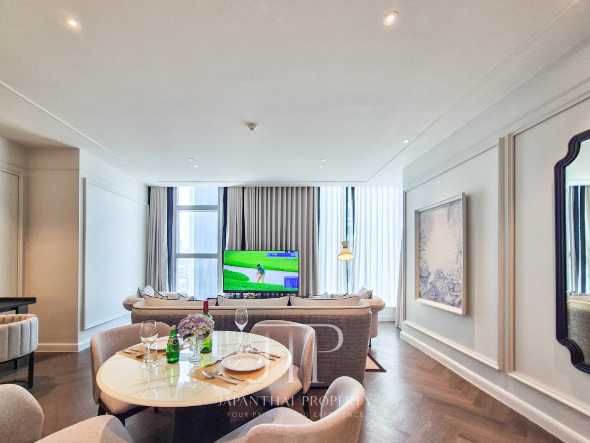 *La Clef Bangkok* Brand-new building next to BTS Thonglor Rent: 185,000THB Serviced 88sq.m 2 bed residence for rent