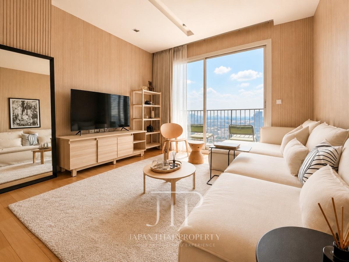 *Siri at Sukhumvit*  Rent:63,000 Sale:16.7MTHB River view 70sq.m corner 2bed unit at 2mins walk to Thonglor station