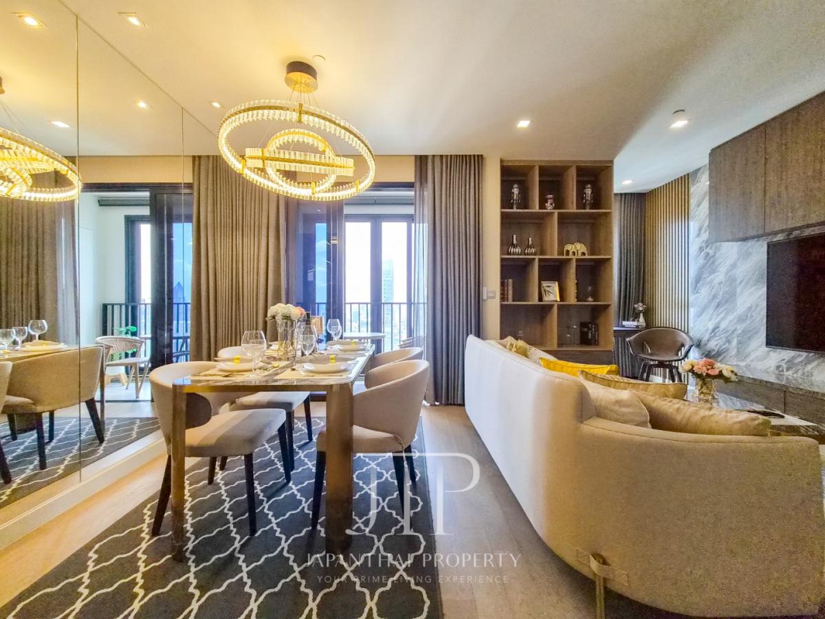 *Ashton Asoke*  Rent 75,000THB Beautiful Rare 70sqm 1bed on high floor in 1min to Asoke station