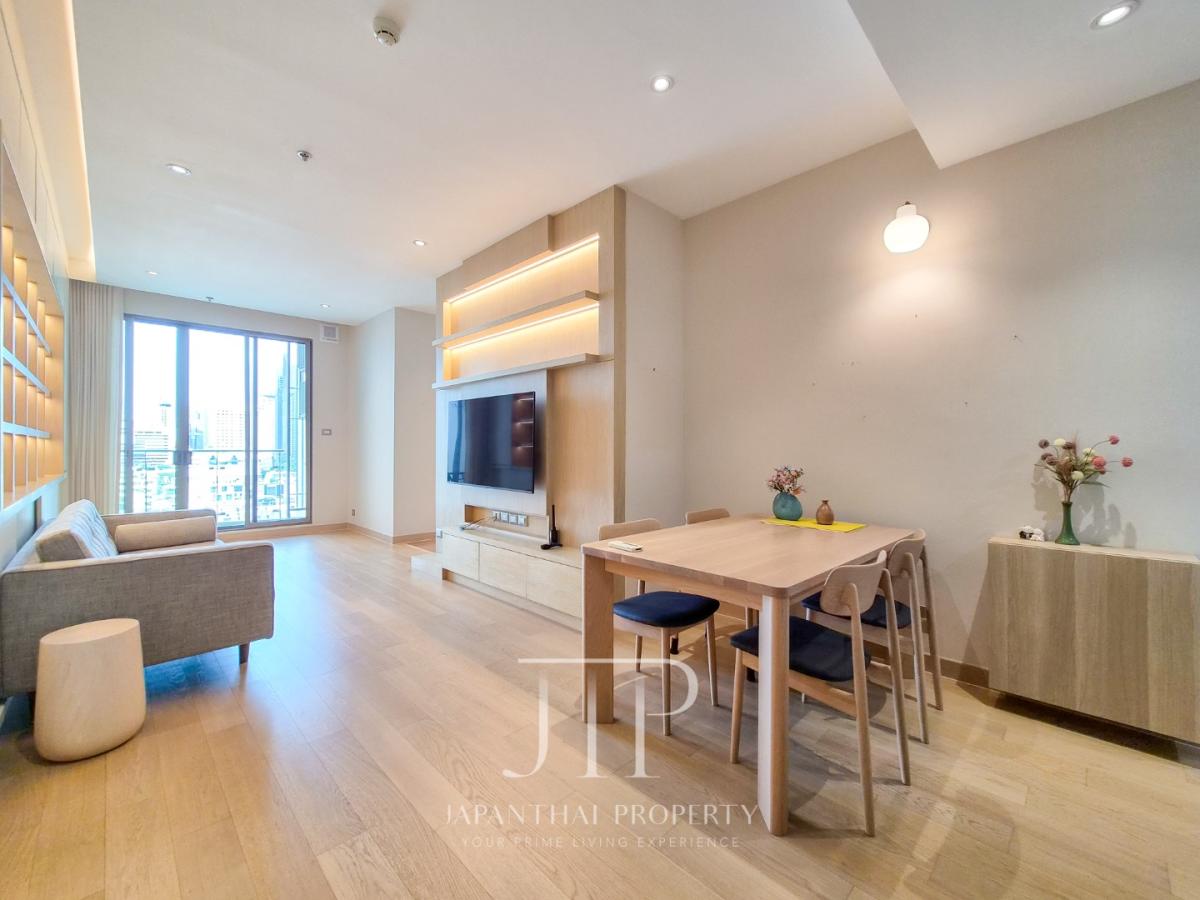 *Supalai Oriental Sukhumvit 39*  Rent: 60,000THB Muji style 84.5sq.m 2bed unit for rent in Phrom Phong area.  