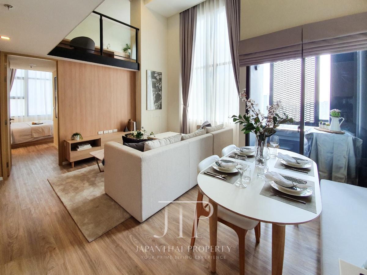 *Siamese Sukhumvit 48* *No-pet*  Rent 58,000THB Duplex 82sq.m 2bed unit on high floor in Onnut area.