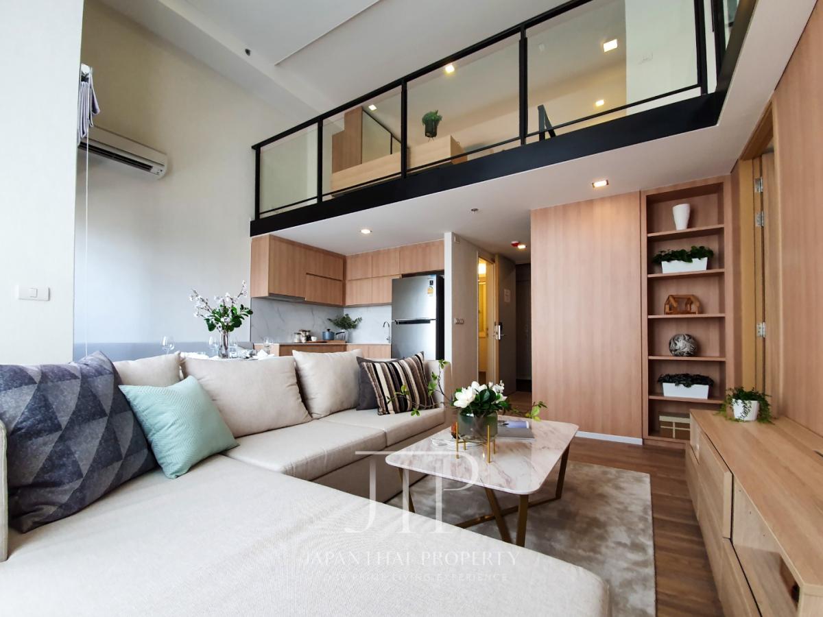 *Siamese Sukhumvit 48* *No-pet*  Rent 58,000THB Duplex 82sq.m 2bed unit on high floor in Onnut area.