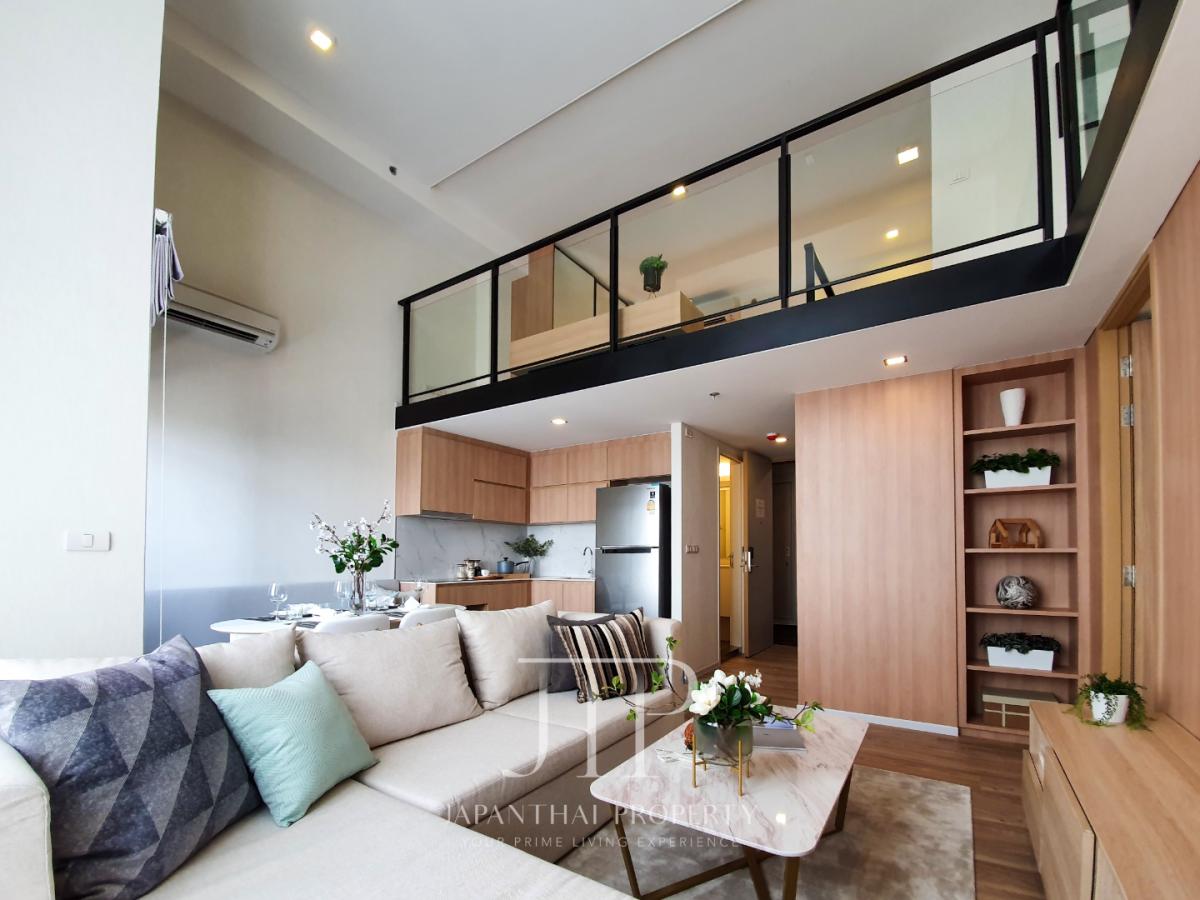 *Siamese Sukhumvit 48* *No-pet*  Rent 58,000THB Duplex 82sq.m 2bed unit on high floor in Onnut area.