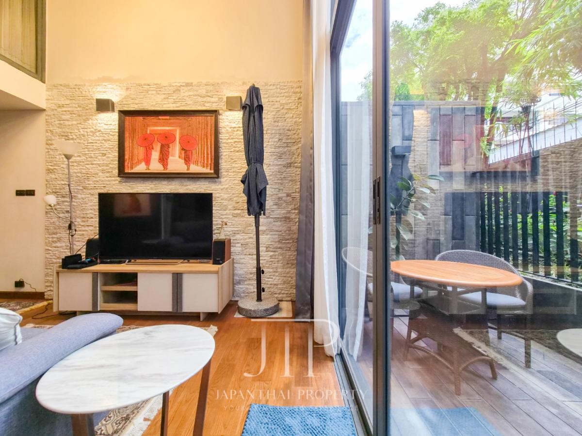 *Siamese Gioia*  Rent : 68,000THB  Private terrace Renovated duplex 93sq.m 2bed in Phrom Phong