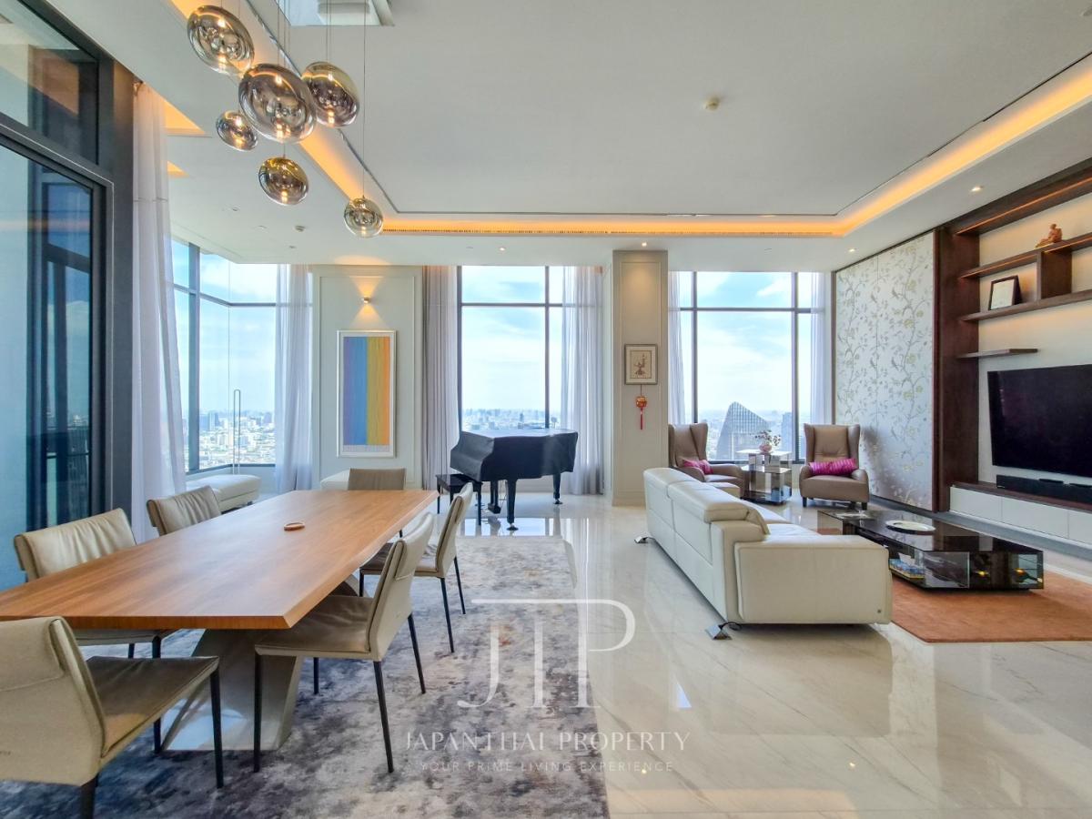 *ESSE Asoke*  Sale: 89MTHB Rent: 280,000THB Super rare penthouse 210sq.m 2bed 2bath 50+ floor in Asoke