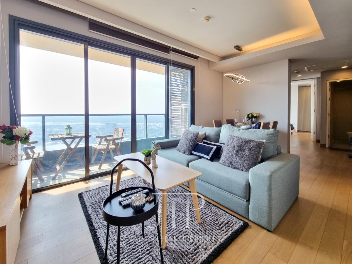 *The Lumpini 24*  Rent : 65,000THB  Amazing river view 65sqm 2bed unit in Phrom Phong area