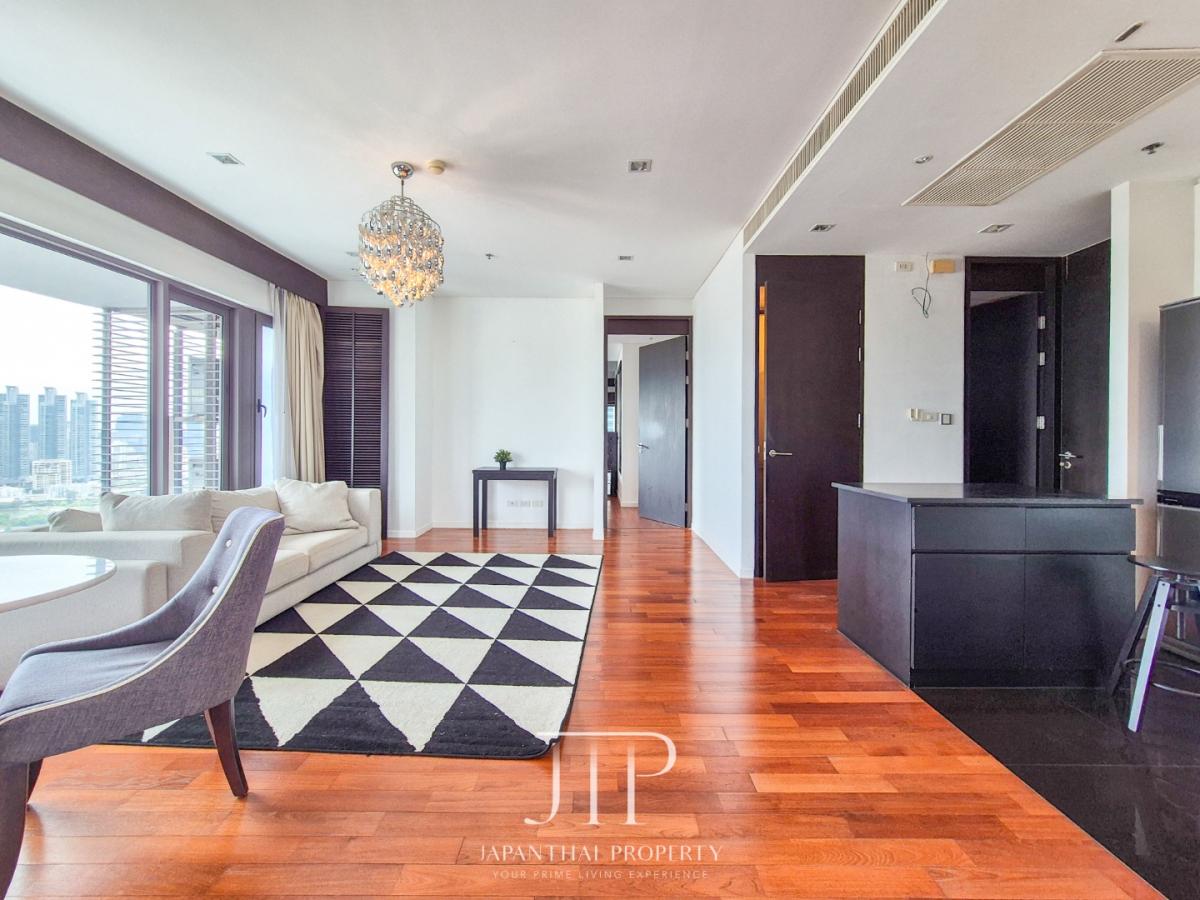 *Amanta Lumpini*  Sale: 15.9MTHB with tenant till Mar 2027  Benjakitti Park view 85sq.m 2bed for rent.  
