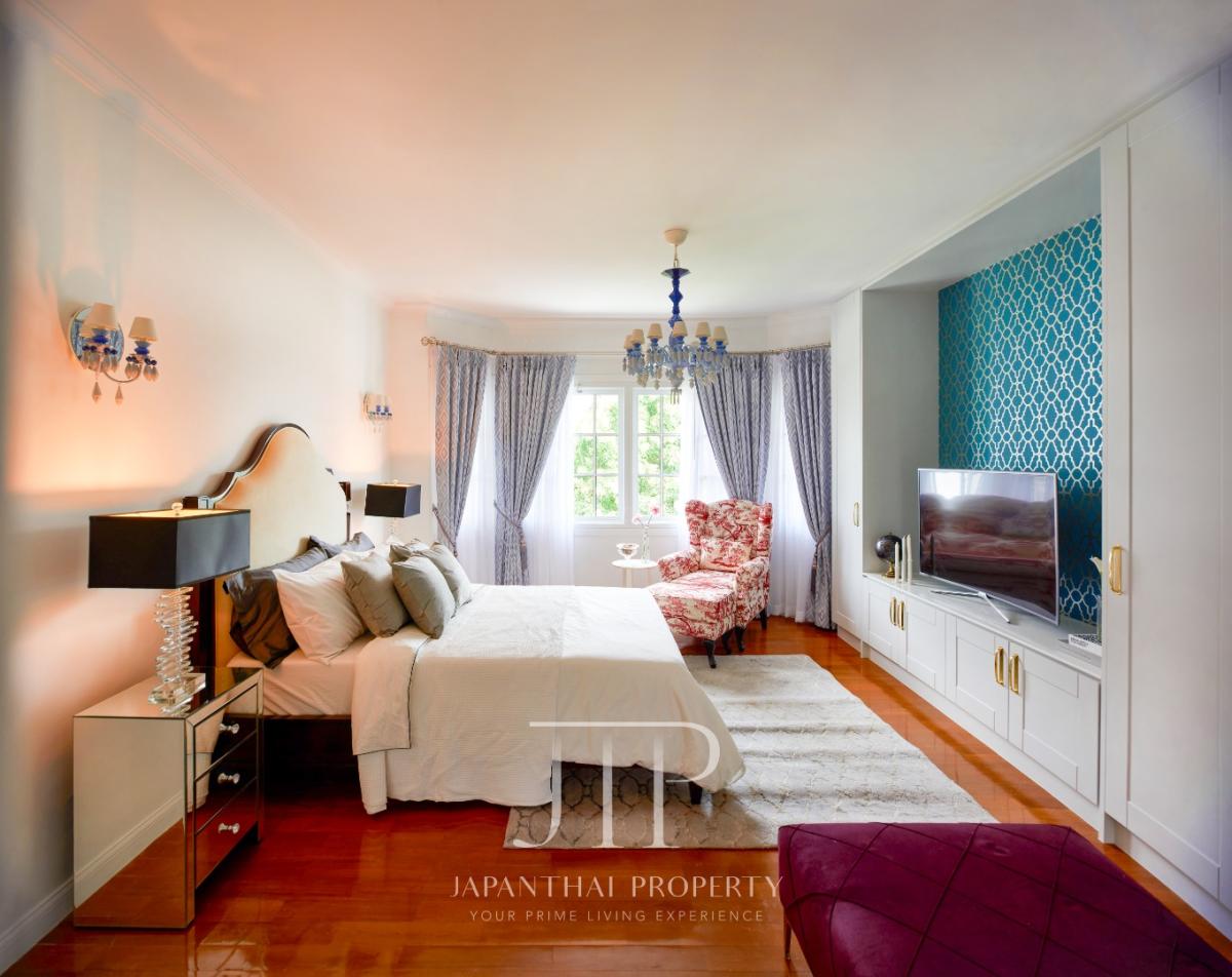 *Fantasia Villa 3* Gated house project Sale: 28MTHB, Rent: 100,000THB 400sq.m, 71.67sq.wah, 3 bed house in Sukhumvit 109 Bearing area   