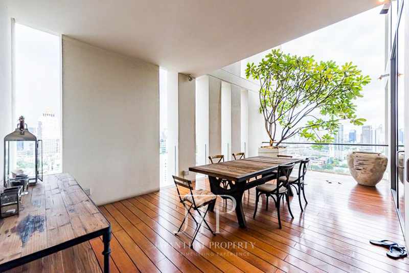 *The Sukhothai Residences* Rent: 300,000THB Duplex penthouse 345sq.m 3bed unit for rent in Sathorn.