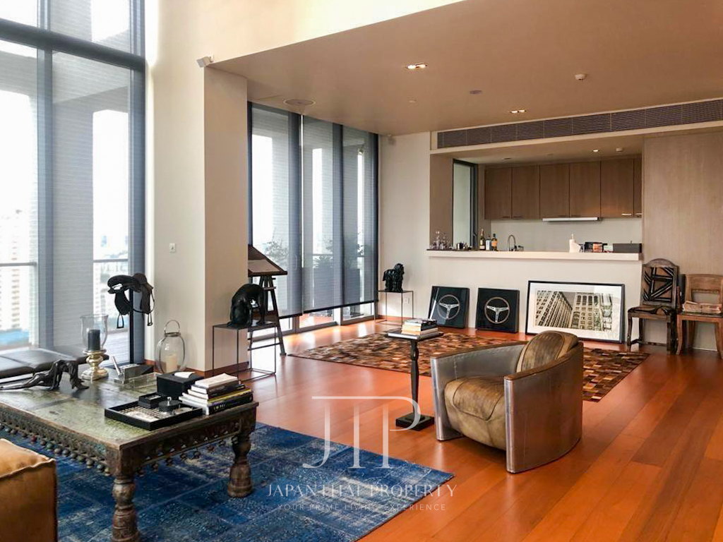 *The Sukhothai Residences* Rent: 300,000THB Duplex penthouse 345sq.m 3bed unit for rent in Sathorn.