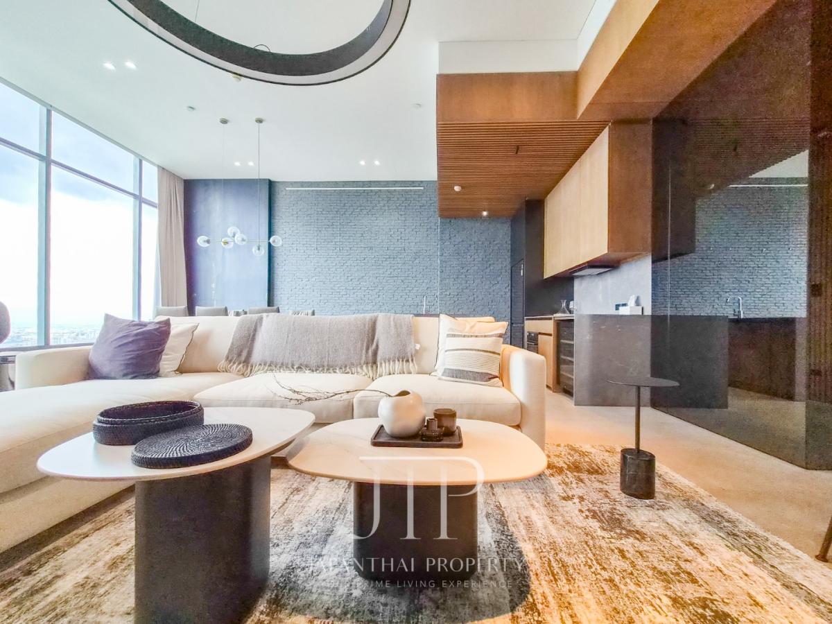 *ESSE Asoke*  Rent: 150,000THB Super rare penthouse 158sq.m 2bed 2bath 50+ floor in Asoke area 